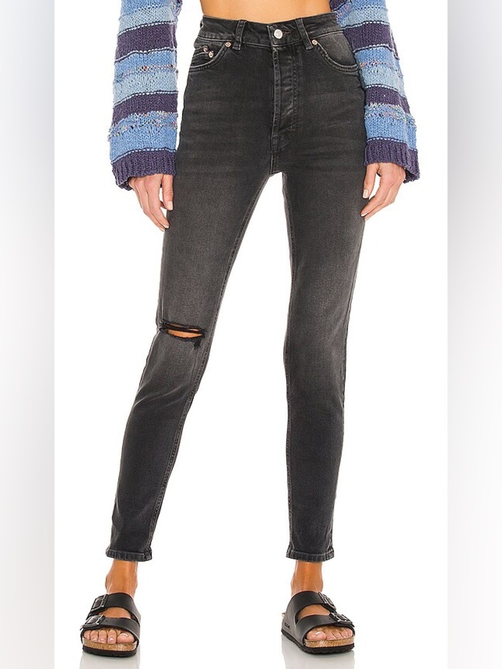 We The‎ Free Zuri Mom Jeans Free People Distressed Size 29